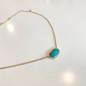Kendra Scott Teal Elisa Necklace